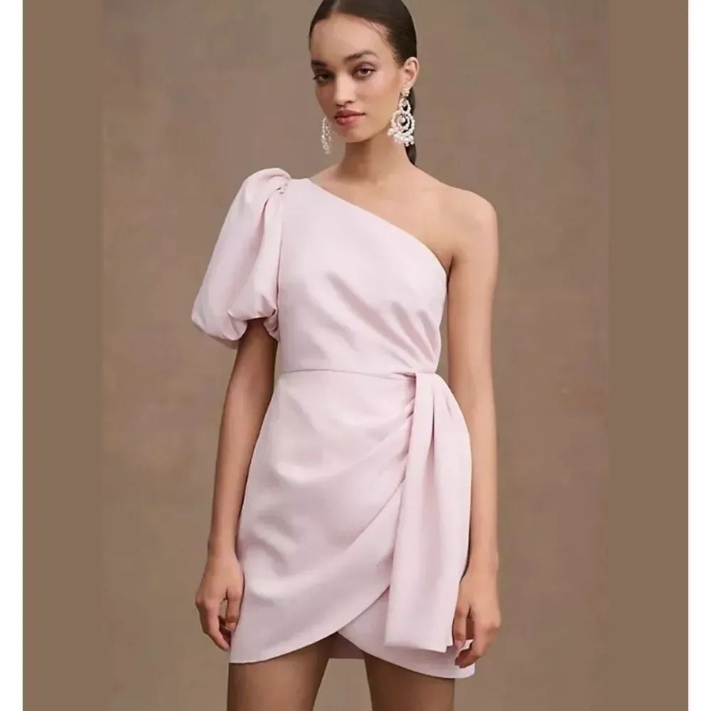 Sachin & Babi Emerson One-Shoulder Taffeta Mini Dress Size 8 New W/ Tags